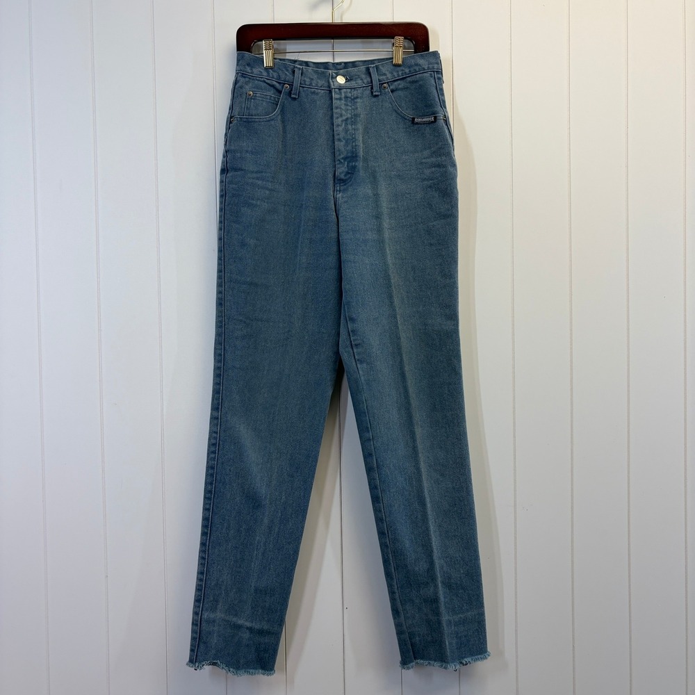 Vintage Roughrider Circle T Western Star Bareback Jeans Women Size 11 Cowgirl